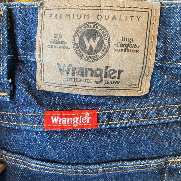 96501MR Wrangler Dark Wash jean 46x30 - Picture 4 of 4
